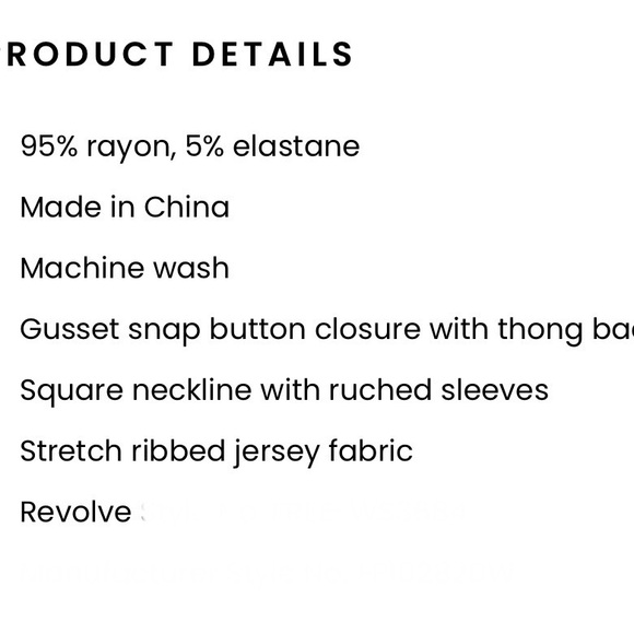 NEW Free People So Fresh ribbed thong bodysuit - Picture 10 of 10